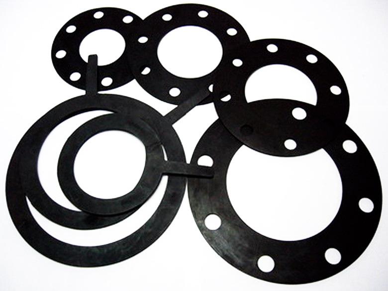 Rubber Flange Gasket - Industrial Rubber Component by Tushar Polymers